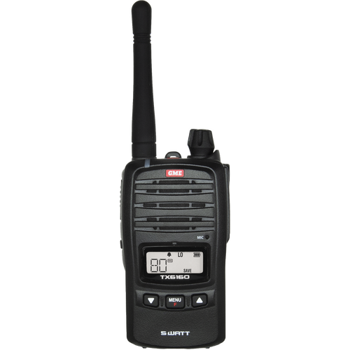 GME TX6160X 5/1 Watt IP67 UHF CB Handheld Radio