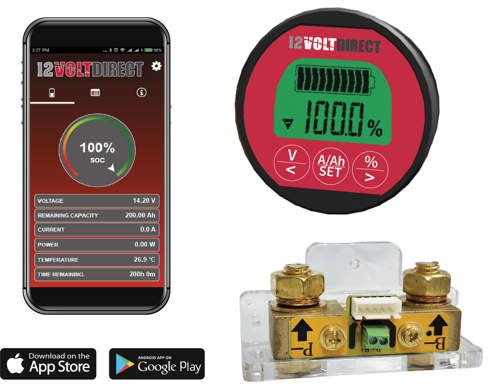 500A Bluetooth Battery Monitor Kit