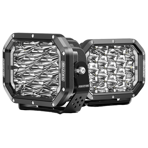 Perception Lighting Apex Quad 5x7" Square LED Driving Lights