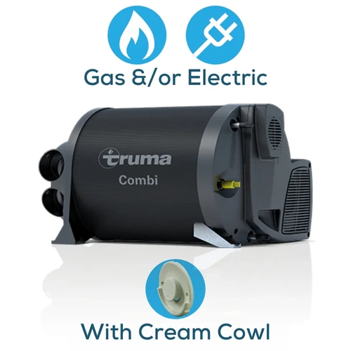 Truma Combi 4E Kit Gas/Electric Heater - Cream Cowl