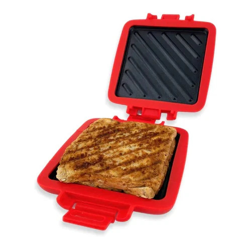 Mico Dingker Microwave Toasted Sandwich Maker - Red