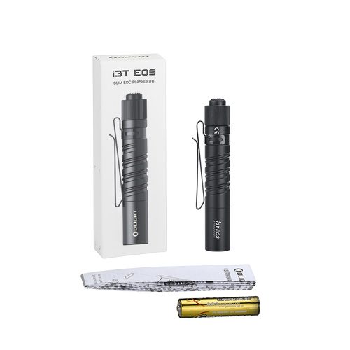 Olight i3T EOS Max 180 Lumens AAA LED Torch - Black