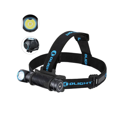 Olight Perun 2 - 2500 Lumens Rechargeable LED Torch with Head Mounted - Black