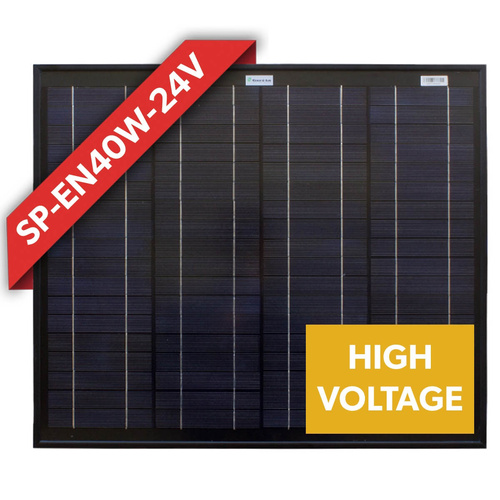 Enerdrive Solar Panel - 40w 24v Black Frame