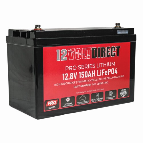 150AH LiFePO4 Pro Series Lithium Battery w/ Bluetooth & Active Balancing