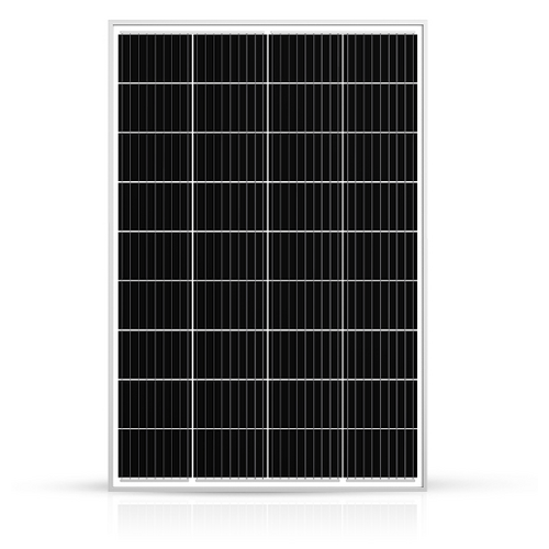 12 Volt Direct 130W Low Profile Monocrystalline Solar Panel Black Frame 1000 x 670 x 17mm
