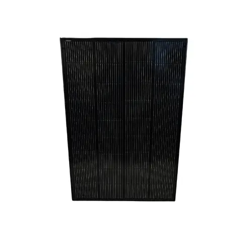 12 Volt Direct 130W Low Profile Monocrystalline Solar Panel Black Frame 1000 x 670 x 17mm