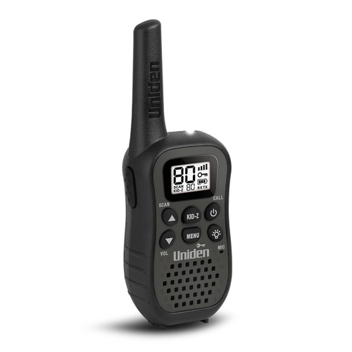 Uniden UH45 80CH UHF CB Hand Held Radio Walkie Talkie with Kid Zone