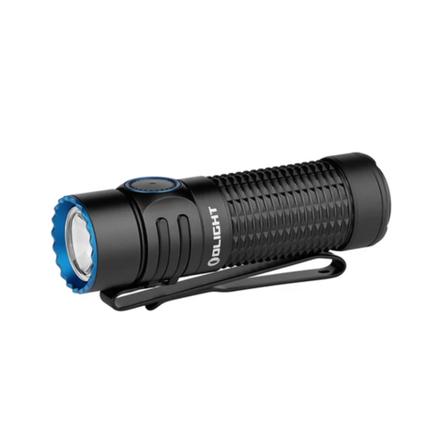 Olight Warrior Nano Compact Rechargeable Tactical Flashlight - Black