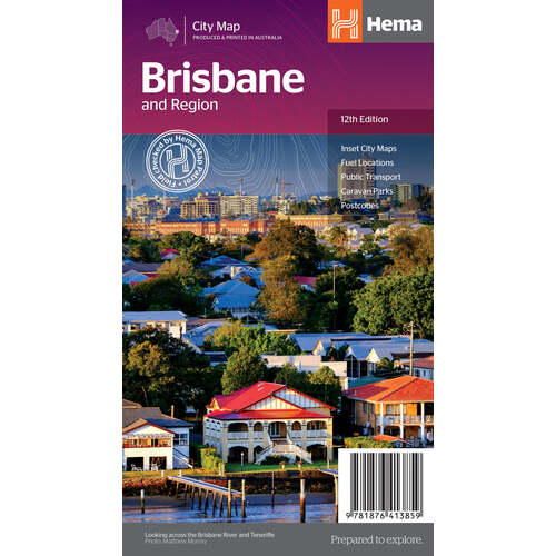 Brisbane and Region Folding Map